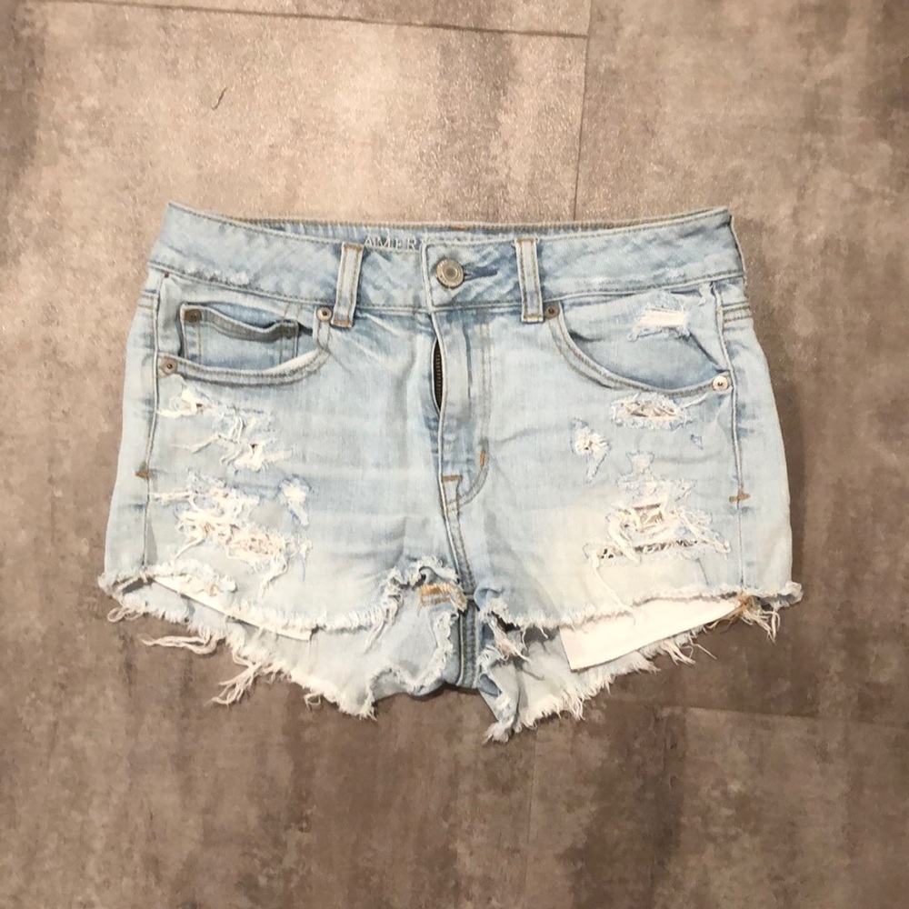 Distressed shorts